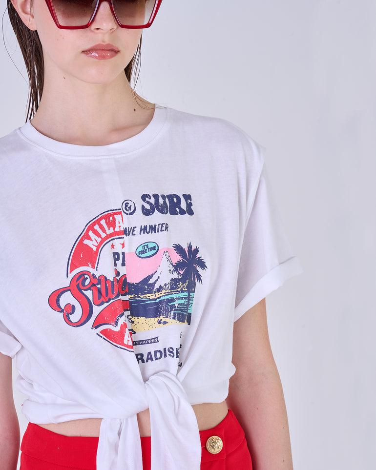 Silvian Heach T-shirt con stampa Ritorno libero