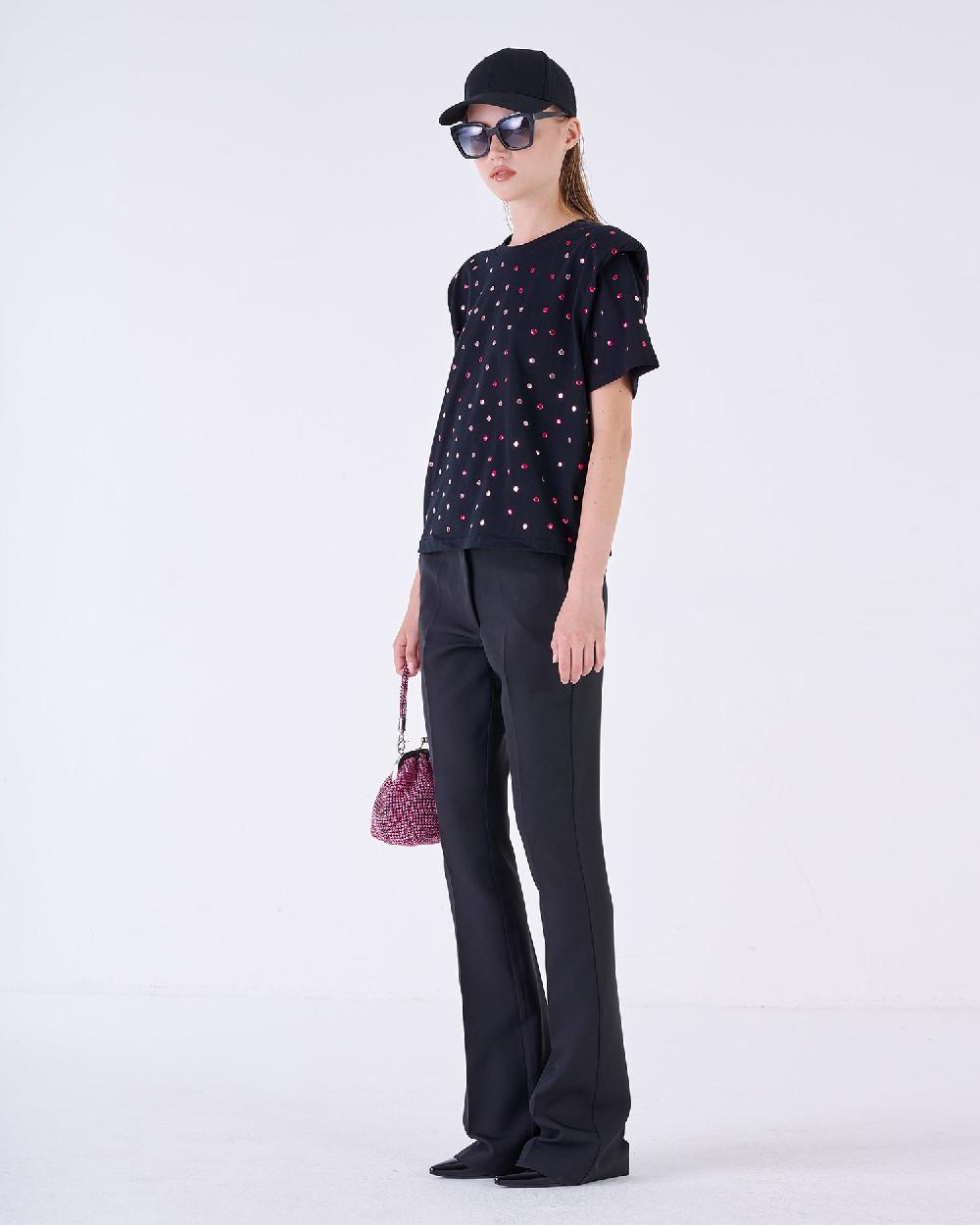 Silvian Heach T-shirt con borchie Promozione temporanea