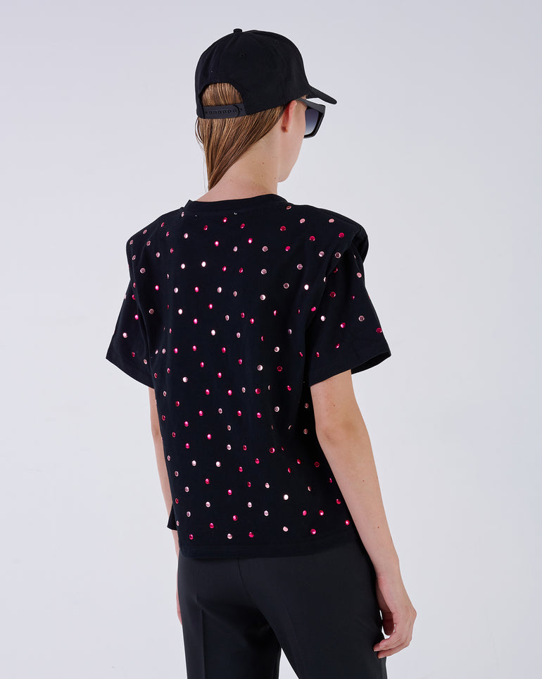 Silvian Heach T-shirt con borchie Promozione temporanea