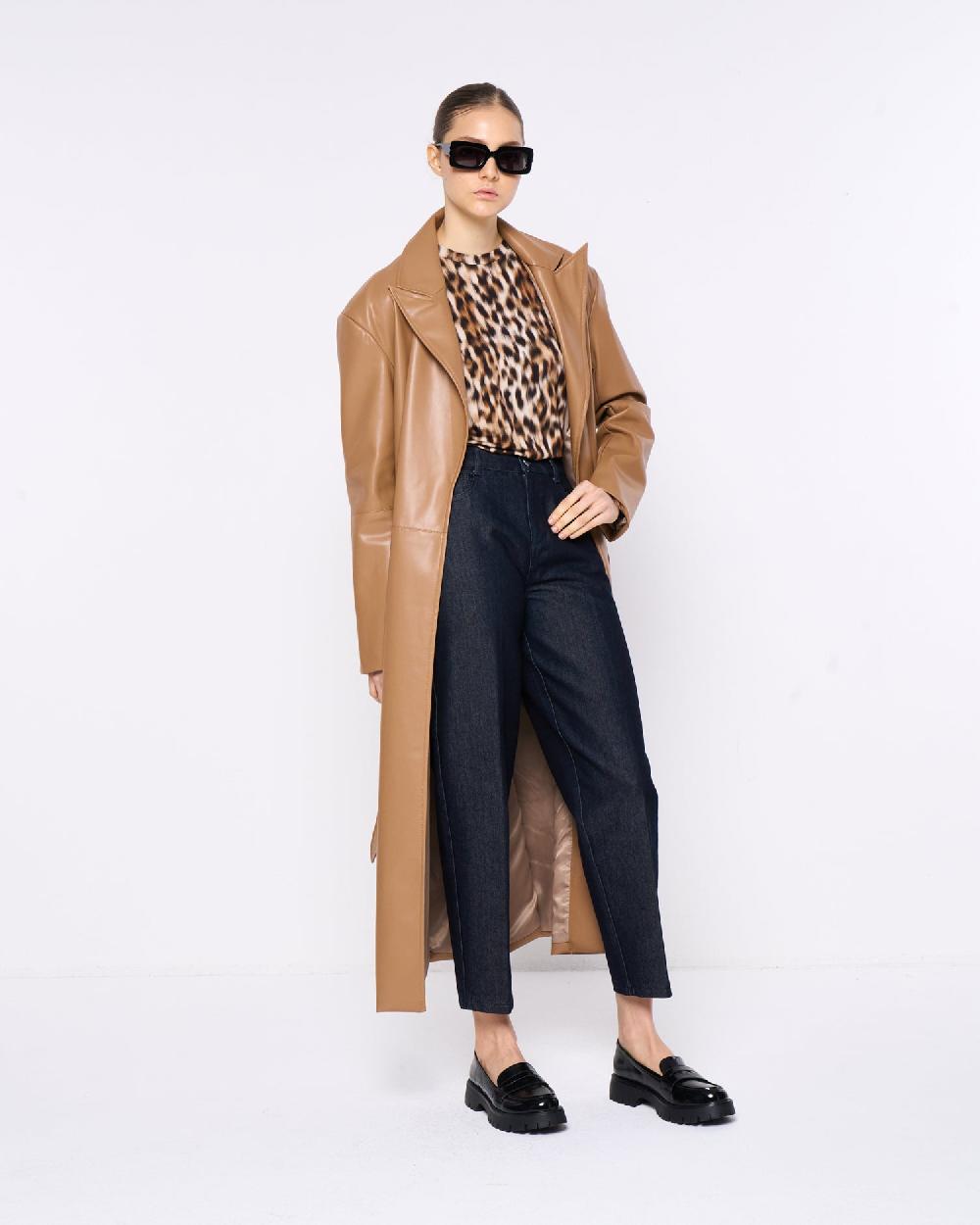 Silvian Heach Giacca lunga in ecopelle Discount Store per i nuovi prodotti