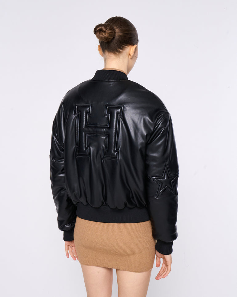 Silvian Heach Bomber in ecopelle Limitato a 3 giorni
