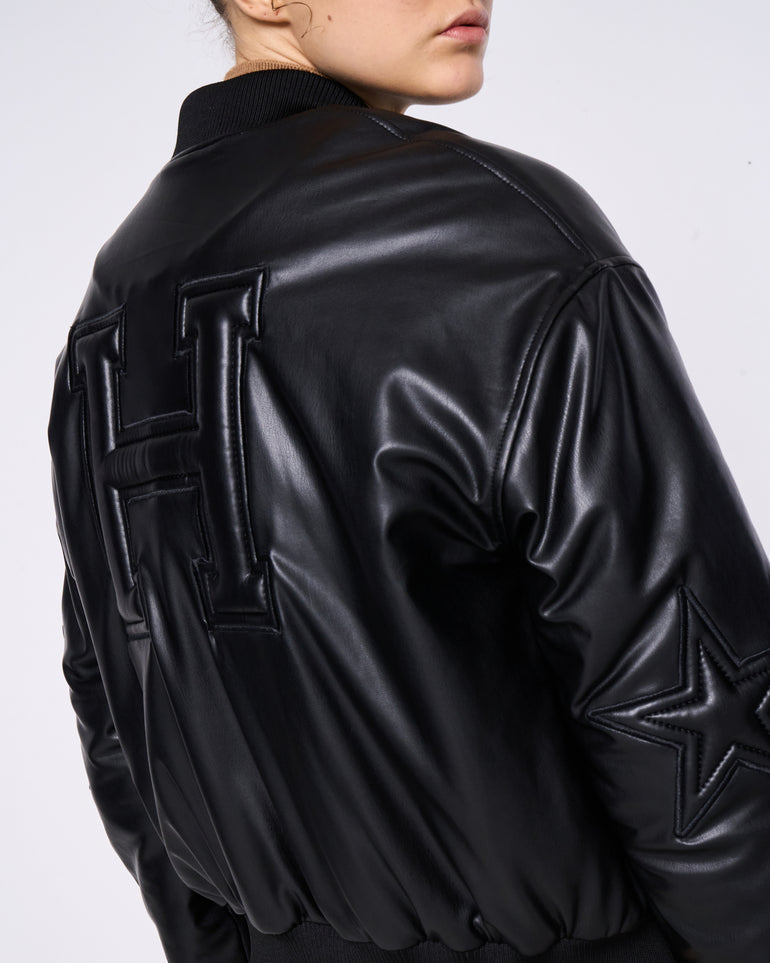 Silvian Heach Bomber in ecopelle Limitato a 3 giorni
