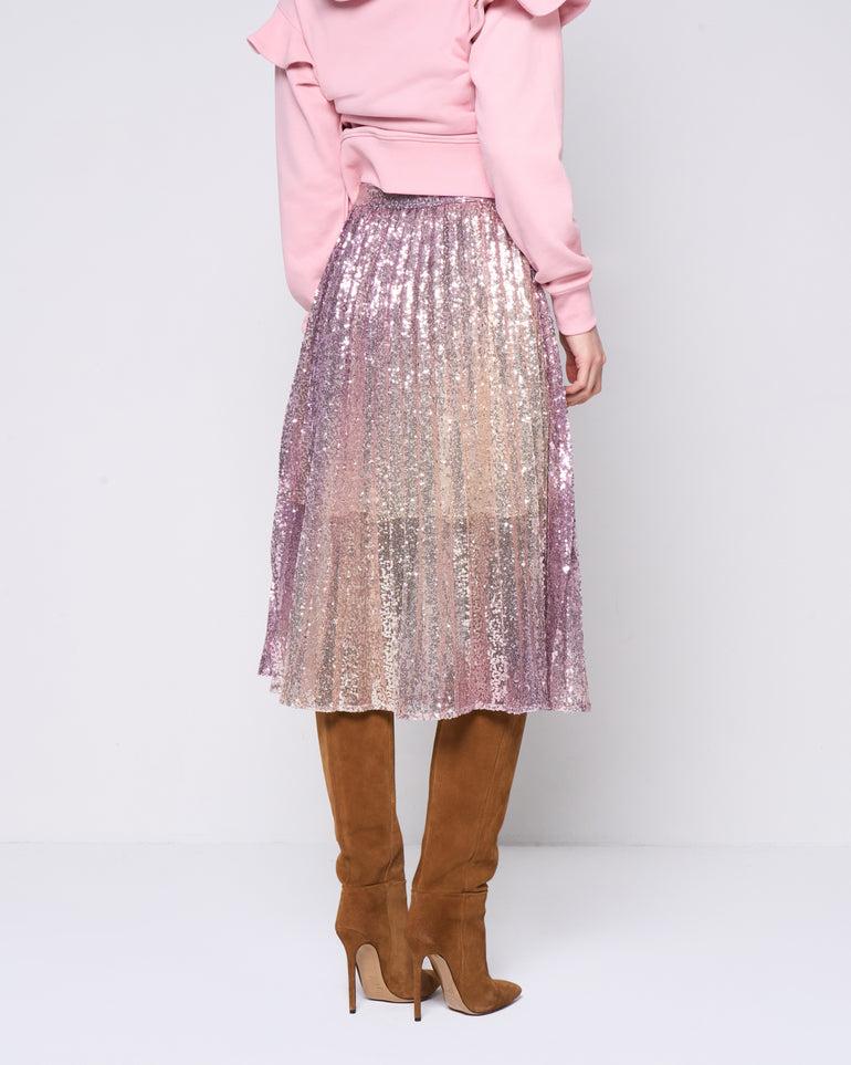 Silvian Heach Gonna midi in paillettes Saldi