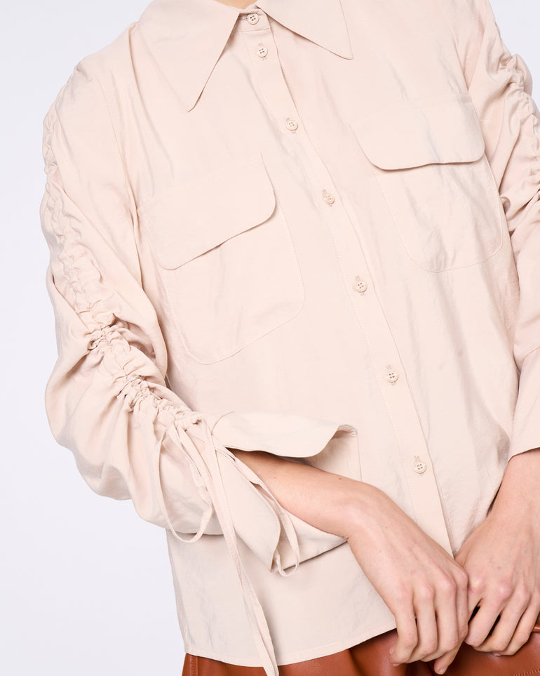 Silvian Heach Camicia con maniche arricciate Offerte stagionali