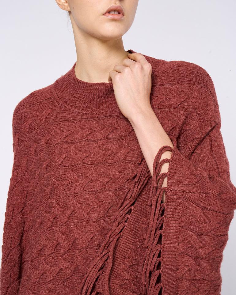Silvian Heach Poncho in maglia intrecciata Comprane uno, ottenene uno gratis
