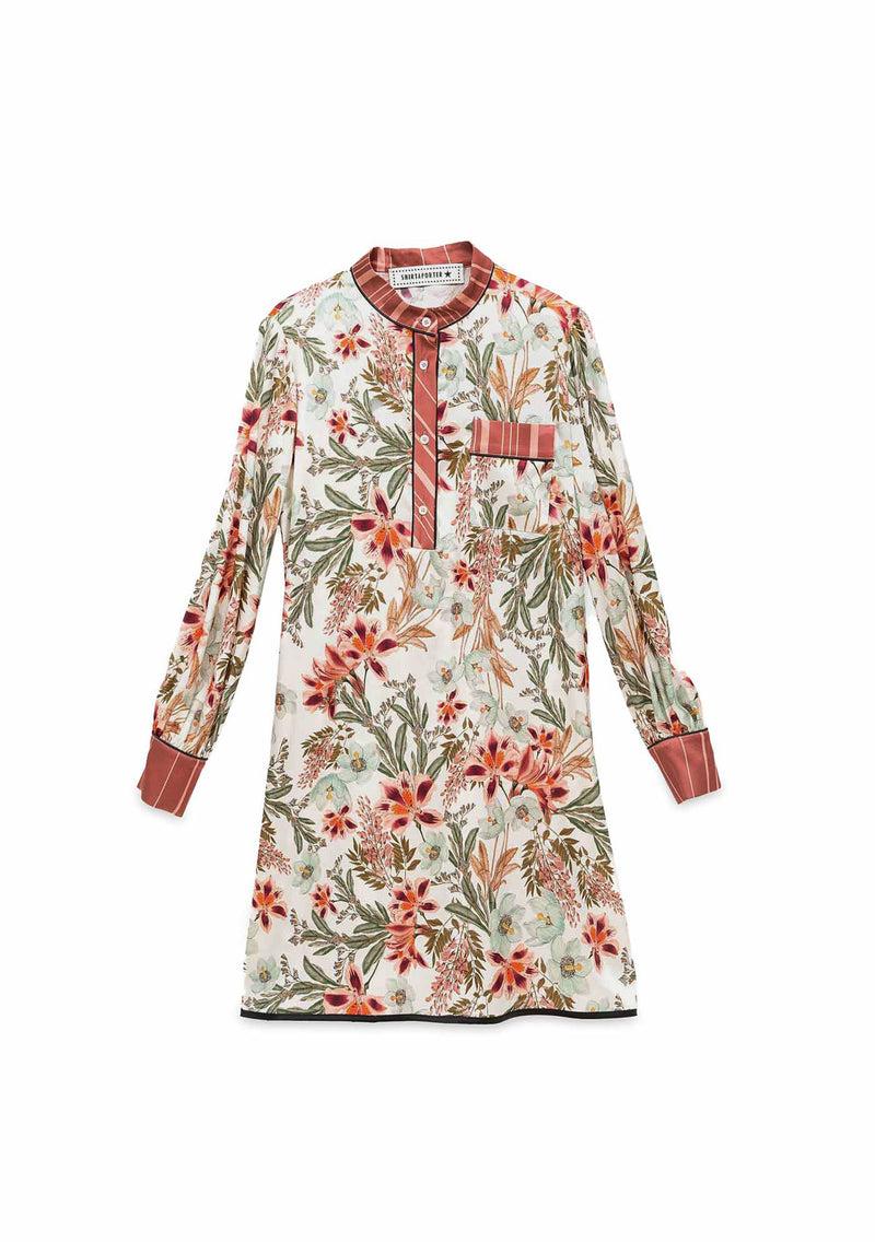 Shirtaporter Abito Corto Florence Garden Affare Del Giorno