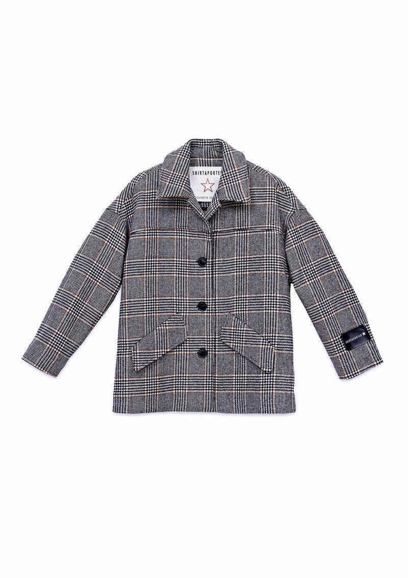 Shirtaporter Giacca in Principe di Galles Offerta