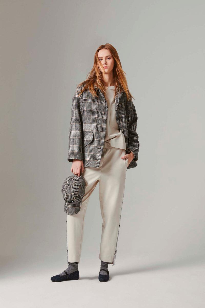 Shirtaporter Giacca in Principe di Galles Offerta