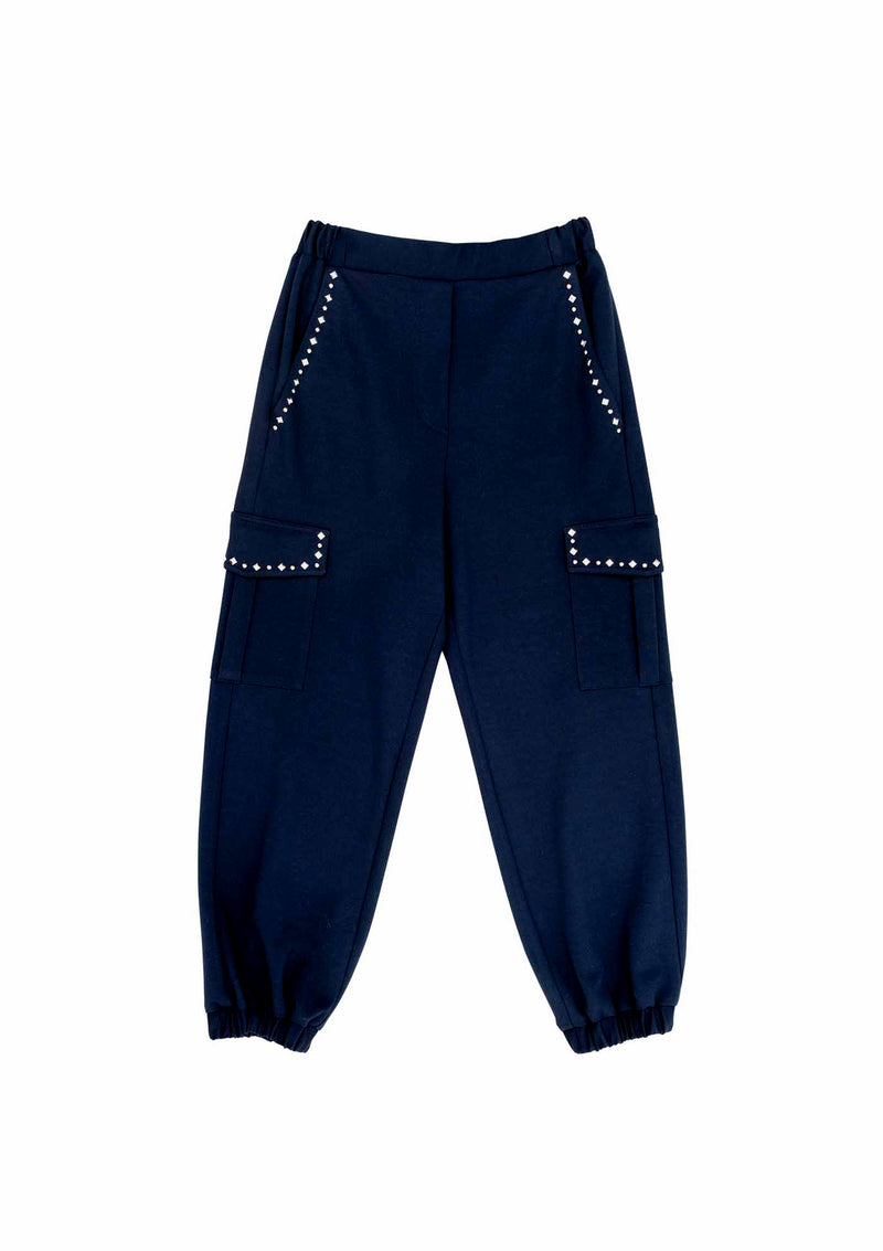 Shirtaporter PANTALONE CARGO CON STUDS Offerte