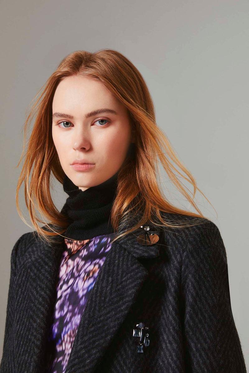 Shirtaporter CAPPOTTO MONOPT CON RICAMI Saldi Di Fabbrica