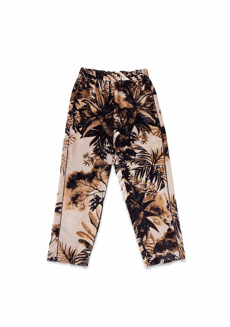 Shirtaporter PANTALONE IN VELLUTO CON PIPING Moda