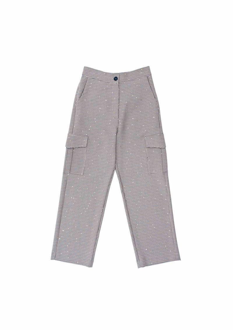 Shirtaporter Pant Cargo in Pied-de-Poule Italy