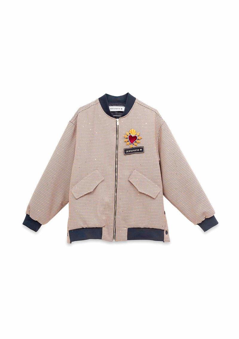 Shirtaporter BOMBER OVER CON SPILLE Consegna Veloce