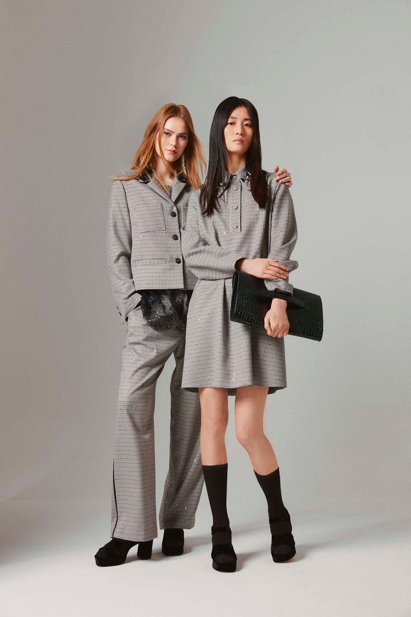 Shirtaporter Giacca Boxy con Spille Promozione Limitata