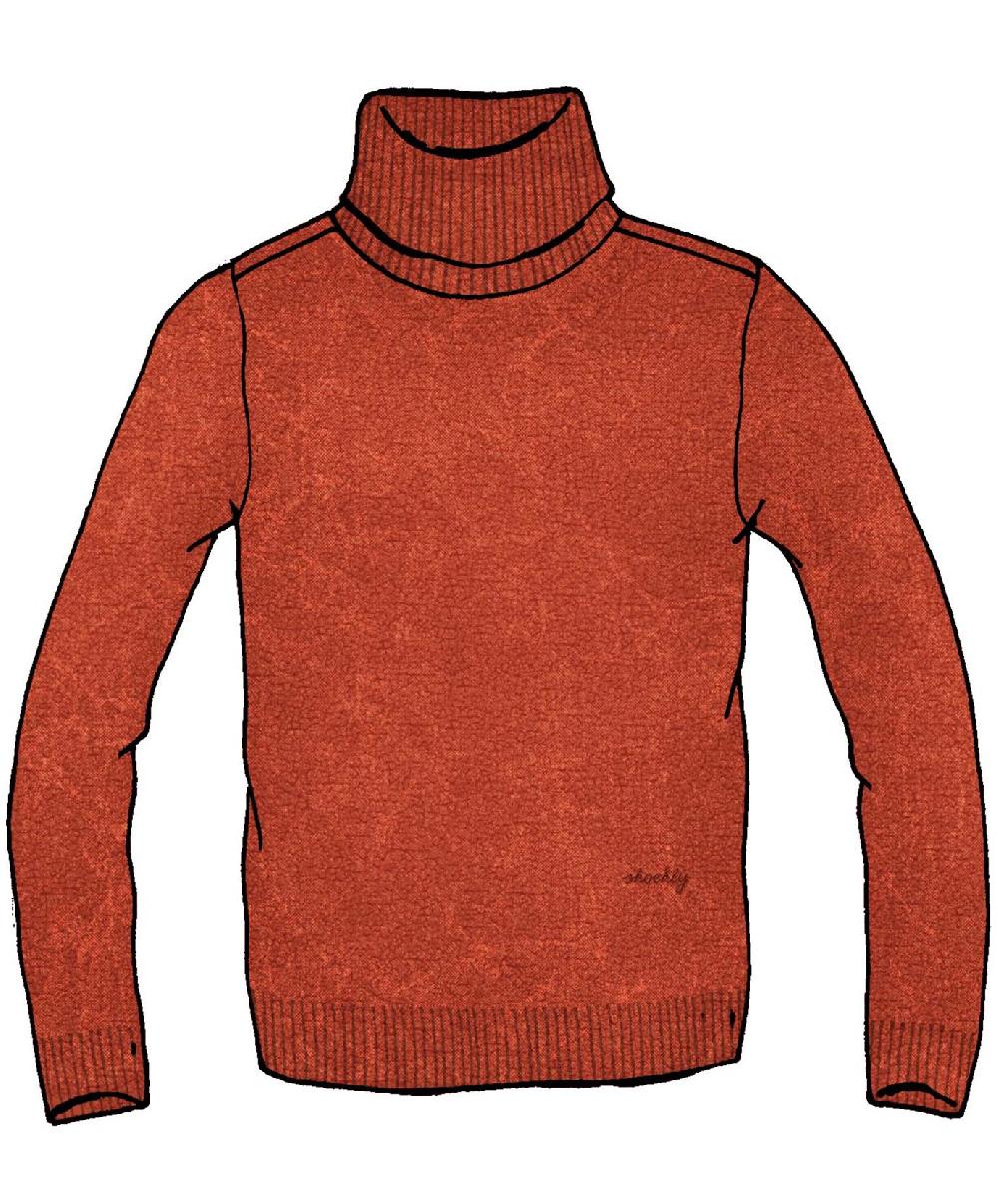 Shockly CHENILLE-ROLLNECK Orange Negozi Online