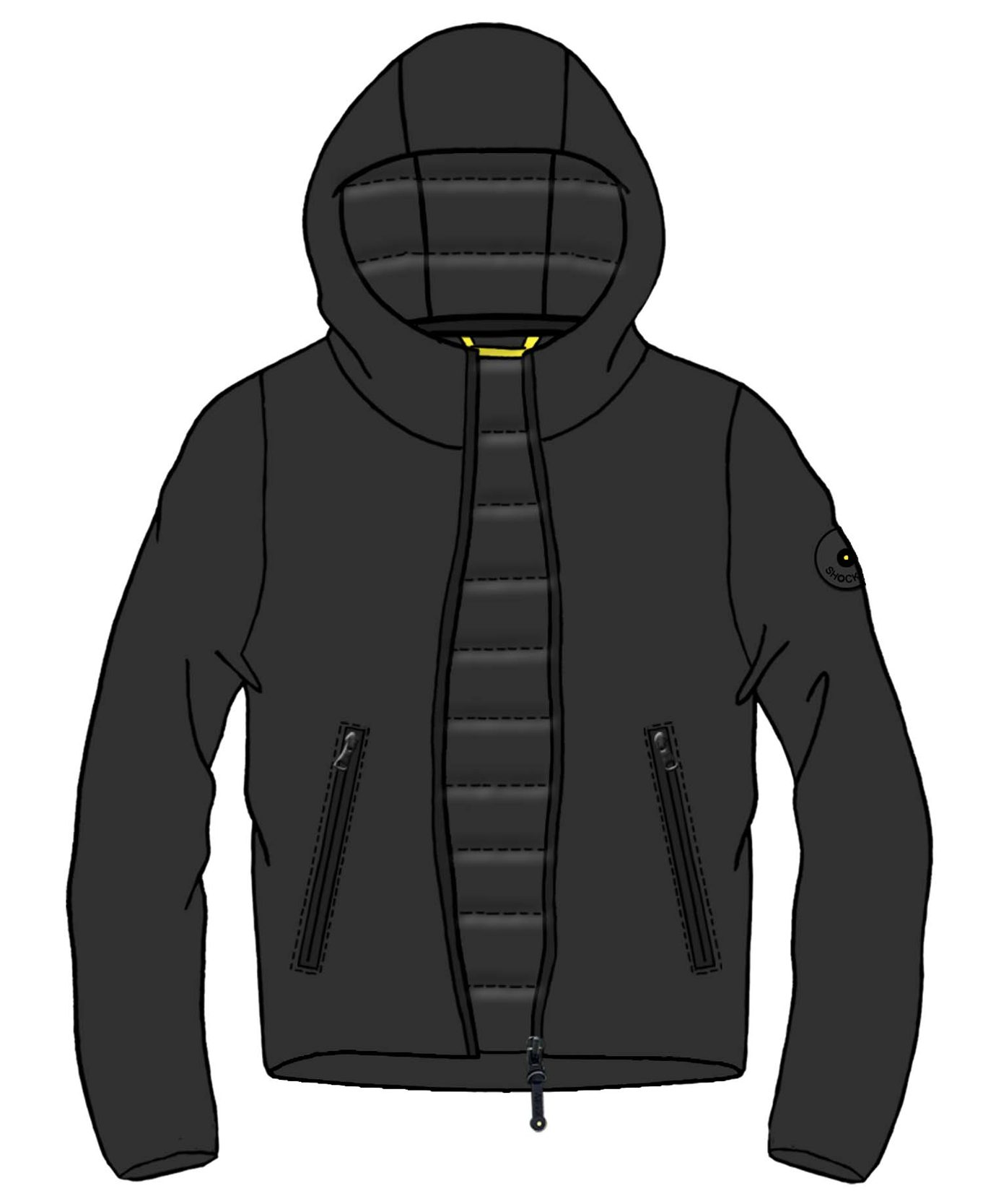 Shockly DRY-MOUNTAIN Black Saldi Di Fabbrica