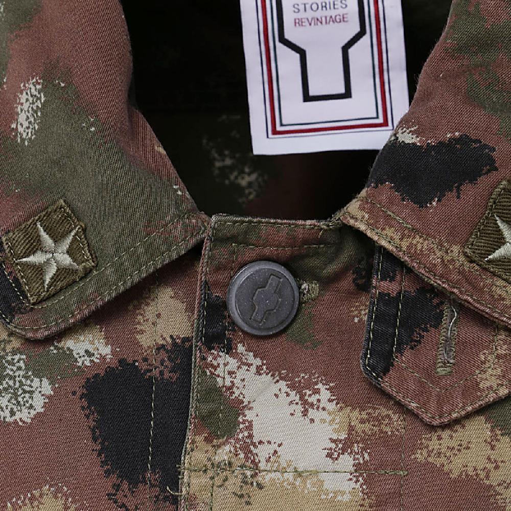 Stories Milano SHIRT JACKET CAMOUFLAGE – STRIPE BLACK Nuovi prodotti