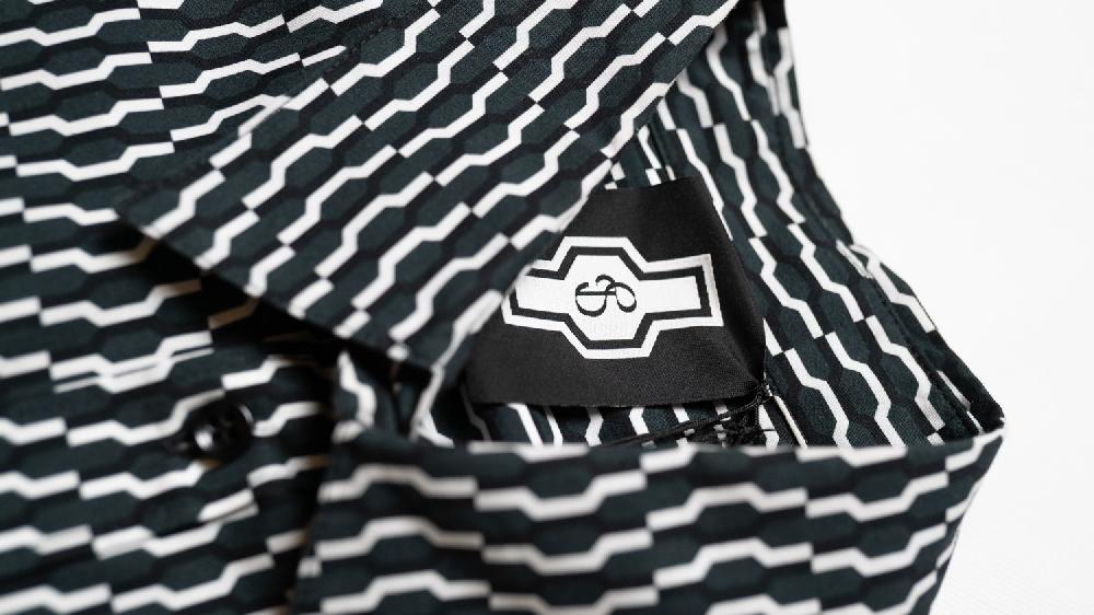 Stories Milano CAMICIA MONOGRAM OBSESSION – FOG Prezzo basso