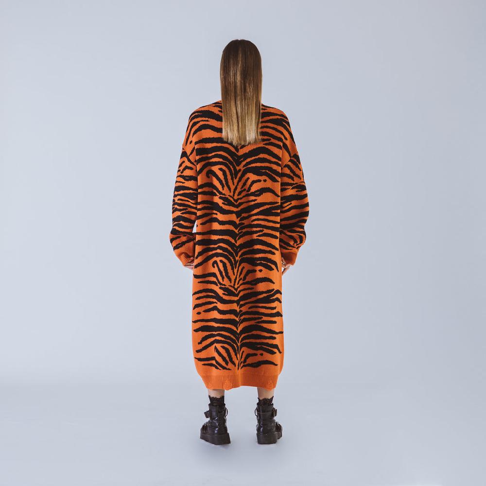 Sveta Milano Cardigan lungo jacquard Wendy Affare Del Giorno