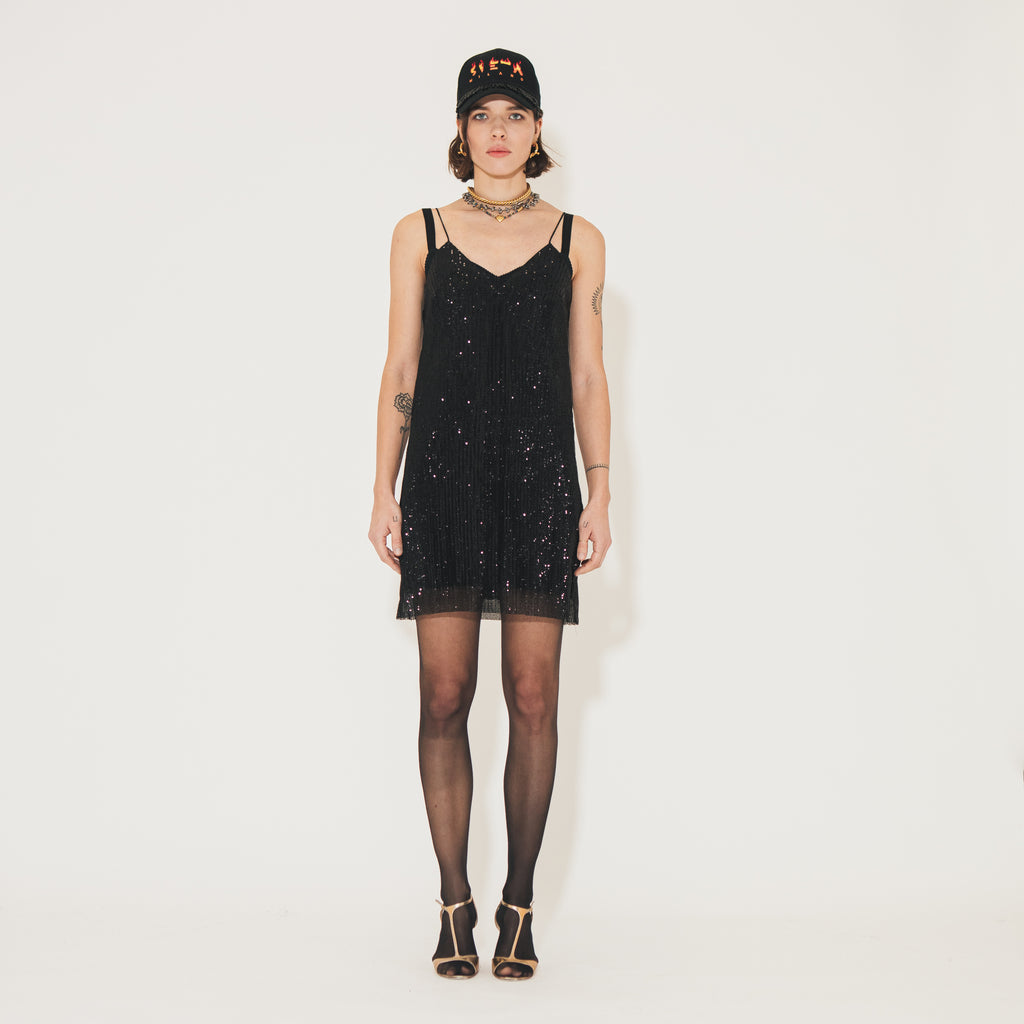 Sveta Milano Abito Plissettato Matilde in Paillettes Shopping online