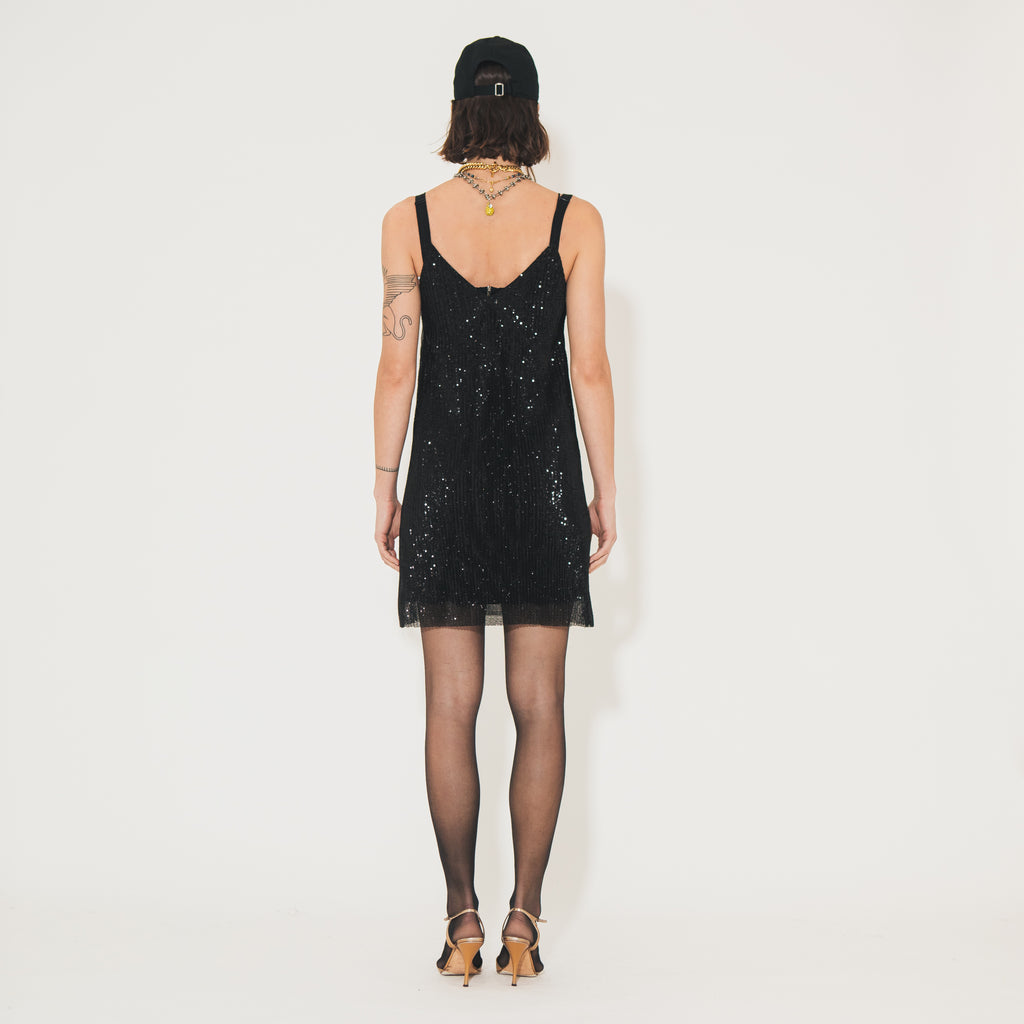 Sveta Milano Abito Plissettato Matilde in Paillettes Shopping online