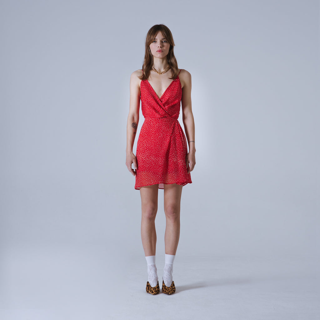 Sveta Milano Abito corto Nancy in georgette di seta | Limited Edition Cyber Monday