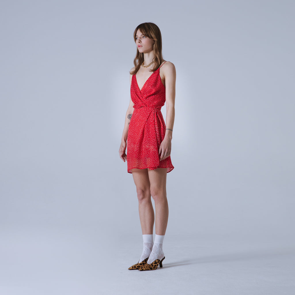 Sveta Milano Abito corto Nancy in georgette di seta | Limited Edition Cyber Monday