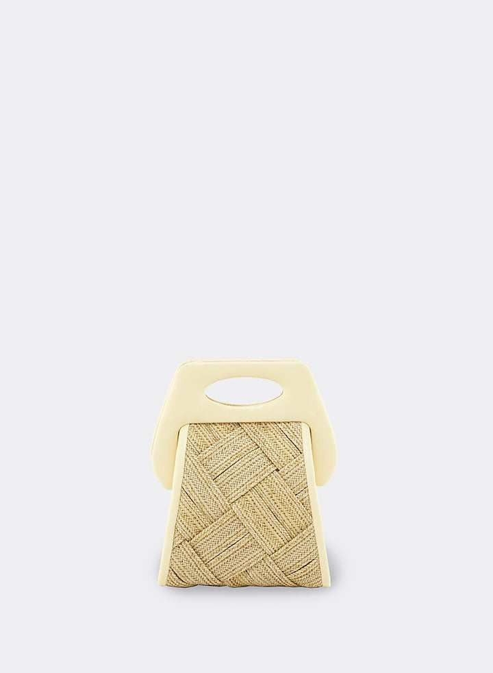 Themoirè CLORI WEAVED STRAW CANARY 2025