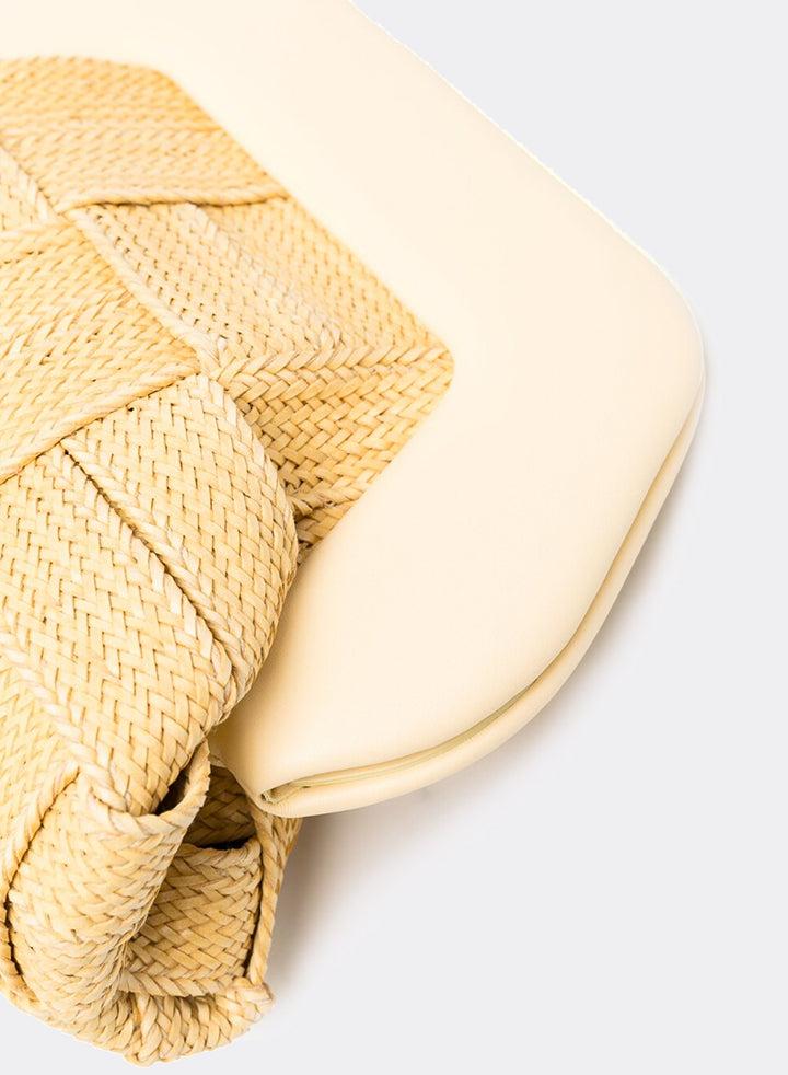 Themoirè TIA WEAVED STRAW CANARY In Linea