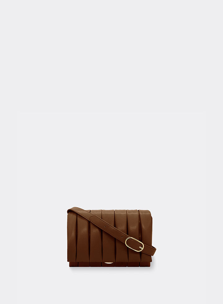 Themoirè FERONIA VEGAN FABRIC BROWN