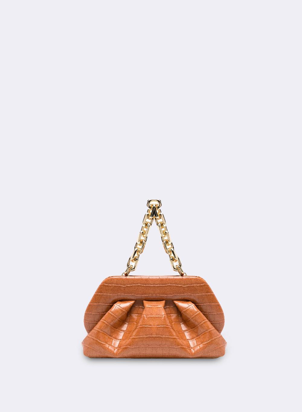 Themoirè TIA CROCO CARAMEL Moda