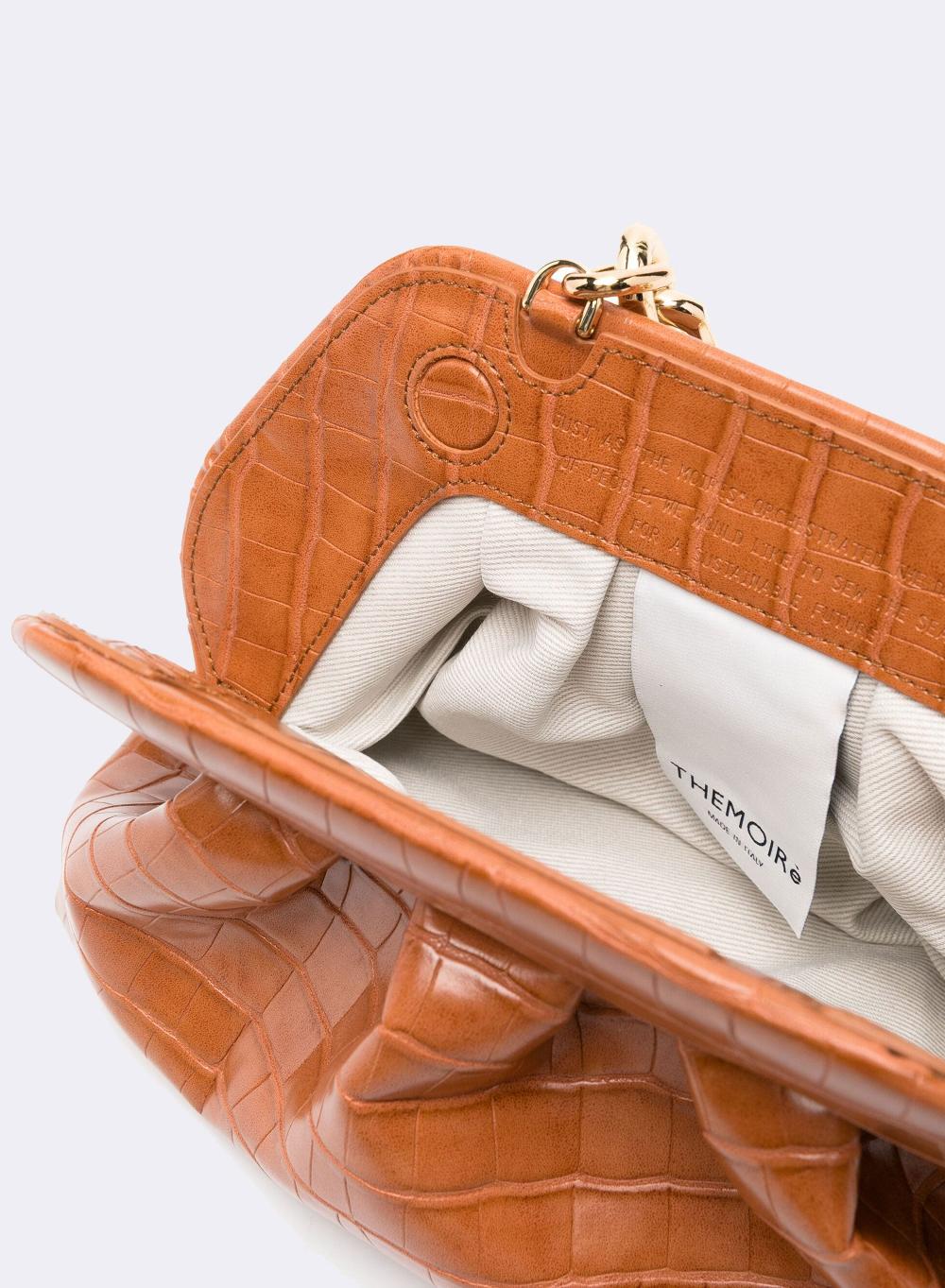 Themoirè TIA CROCO CARAMEL Moda