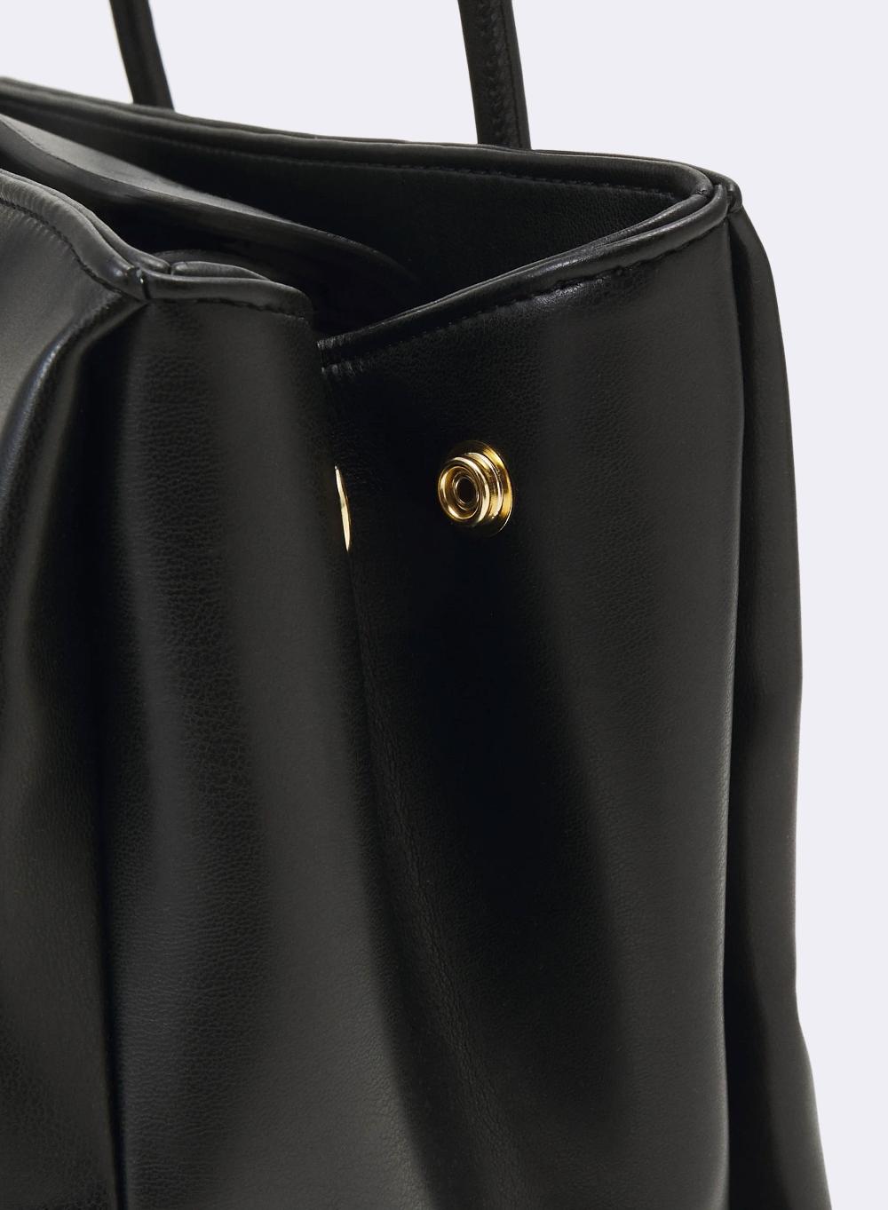 Themoirè LEILA VEGAN FABRIC BLACK Offerte speciali