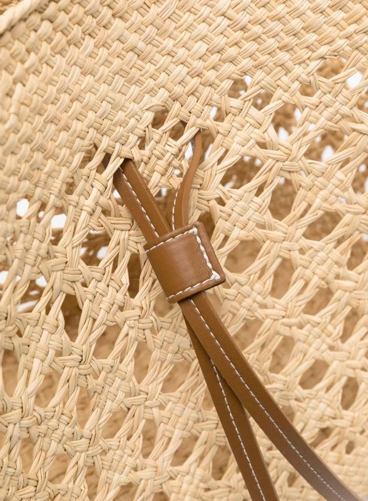 Themoirè PHOEBE OPEN STRAW NATURAL Ultimi tre giorni