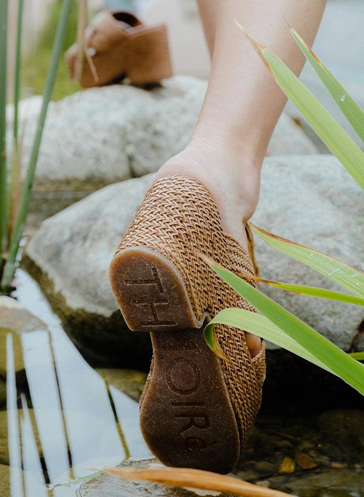 Themoirè ADILIA MICRO WEAVED BROWN Negozio