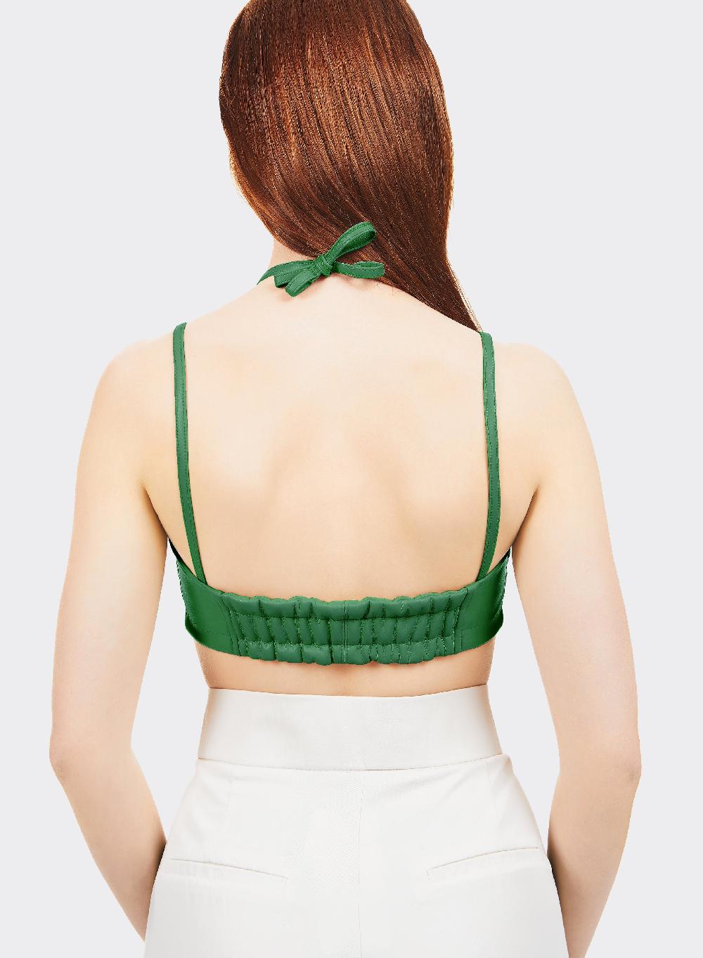 Themoirè BRALETTE VEGAN FABRIC GRASS Smaltimento dello stoccaggio
