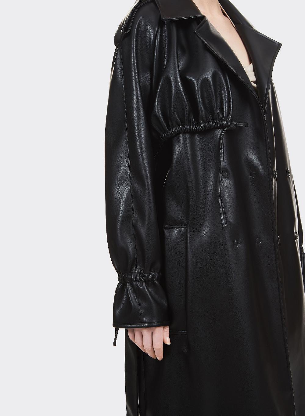 Themoirè TRENCH VEGAN FABRIC BLACK 2025
