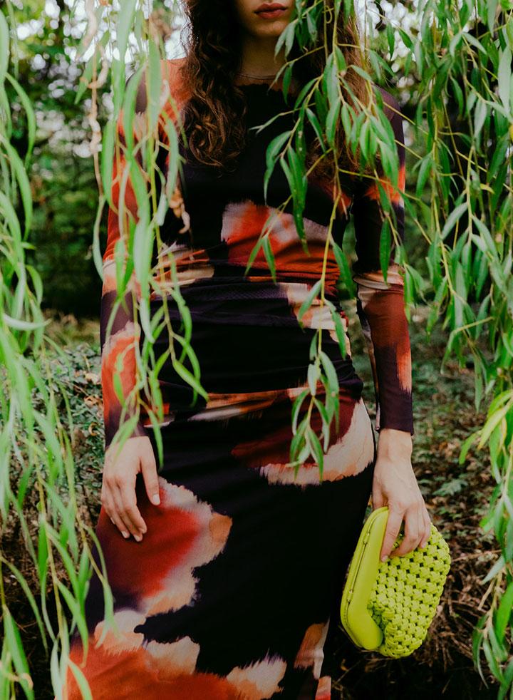 Themoirè GEA KNOTS FOLIAGE Spedizione Gratuita