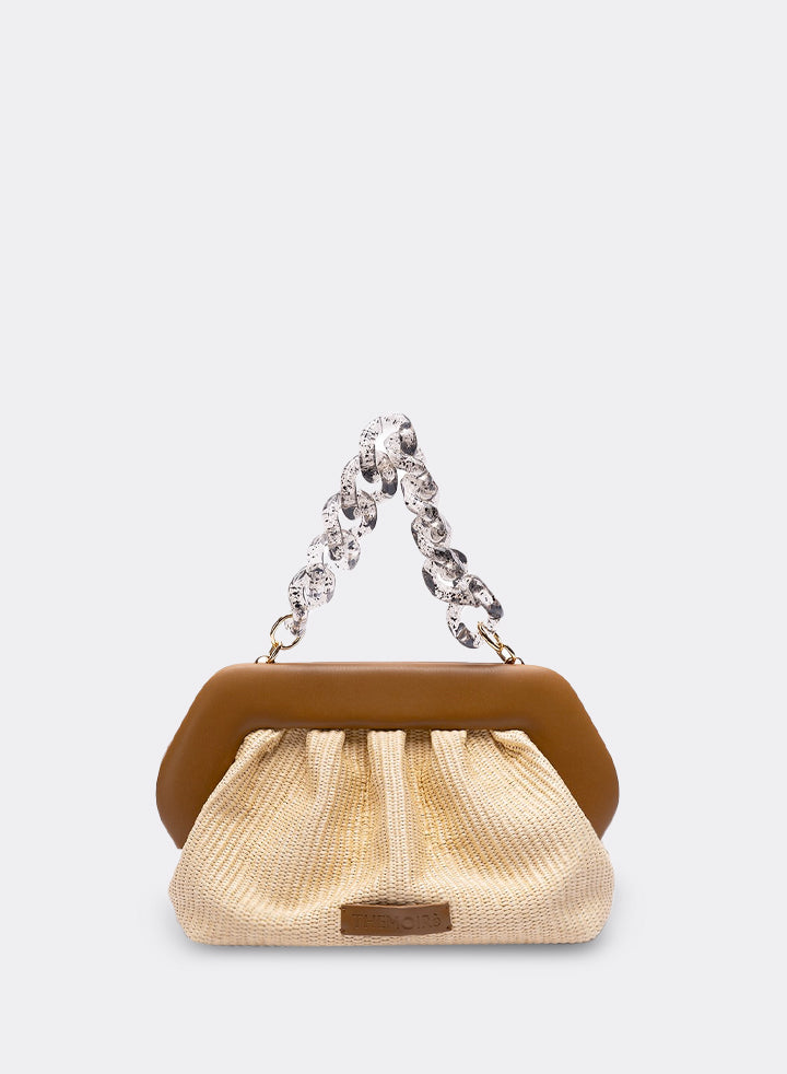 Themoirè BIOS STRAW SHELL / CARAMEL Sottocosto