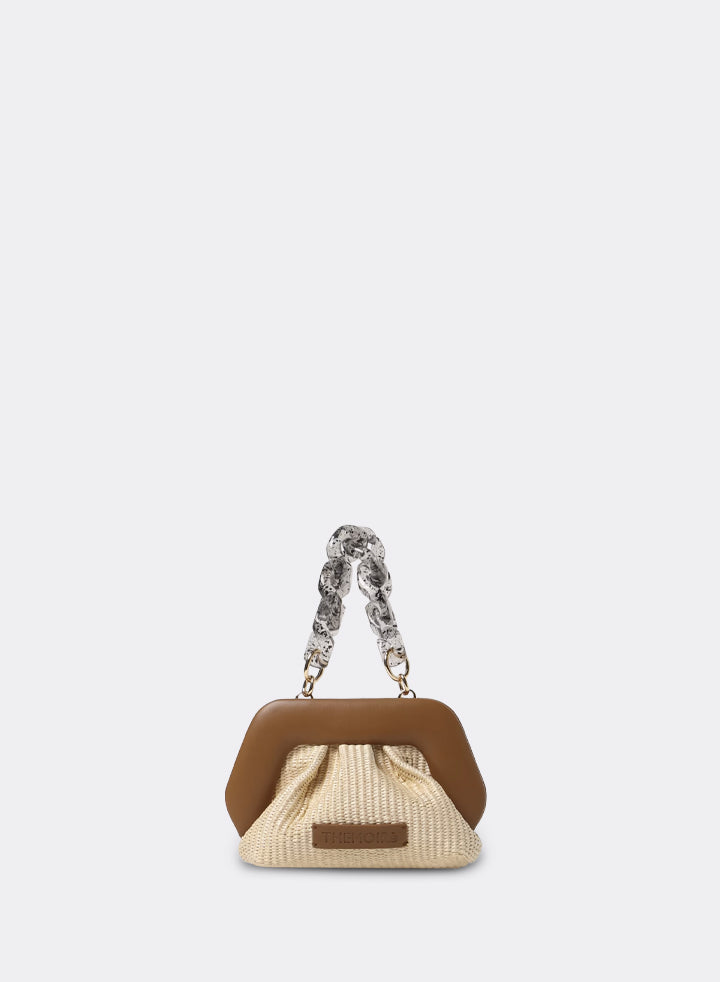 Themoirè GEA STRAW SHELL / CARAMEL Sconto