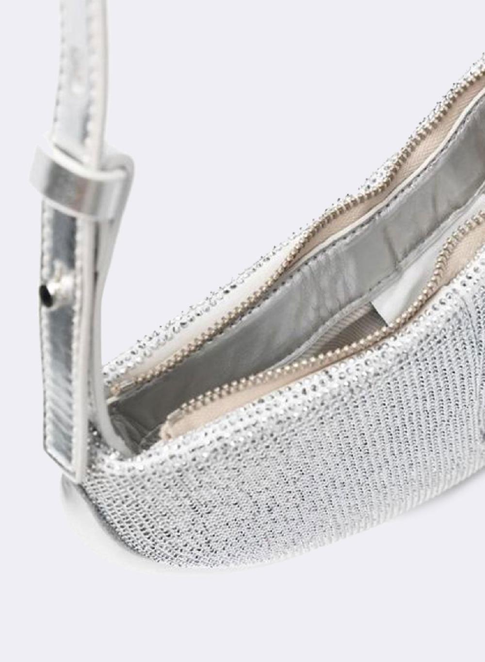 Themoirè EBE STRASS SILVER Nuova