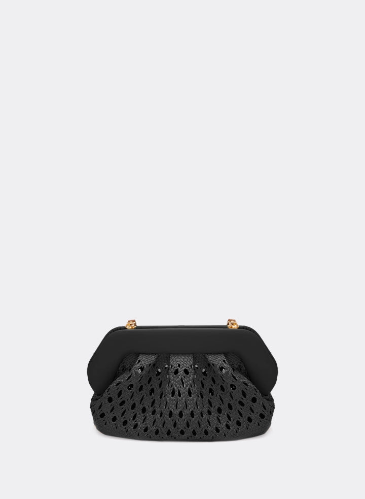 Themoirè BIOS OPEN STRAW BLACK Grande vendita