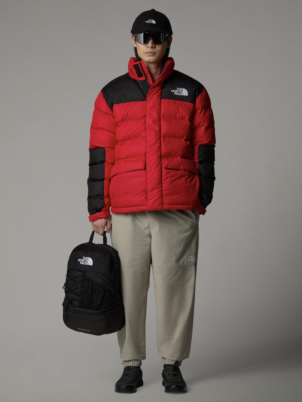 THE NORTH FACE Giaccone Color Block Imbottito Limbara Rosso Online Outlet