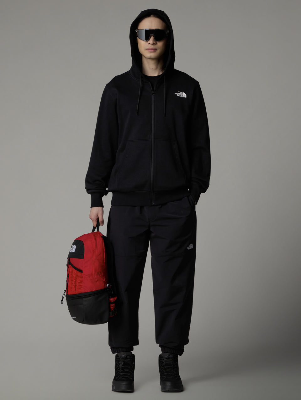 THE NORTH FACE Felpa con Cappuccio e Cerniera Nero Lightning offer