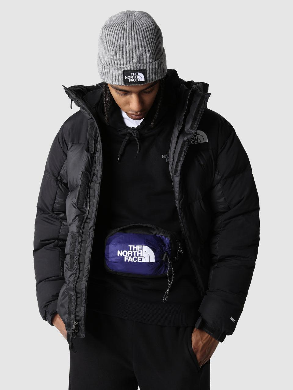 THE NORTH FACE Piumino con Cappuccio Color Block Himalayan Nero Liquidazione