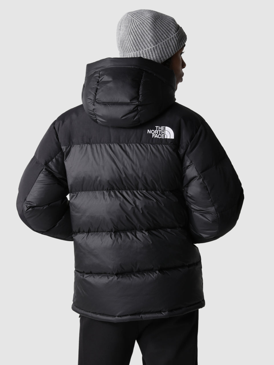 THE NORTH FACE Piumino con Cappuccio Color Block Himalayan Nero Liquidazione