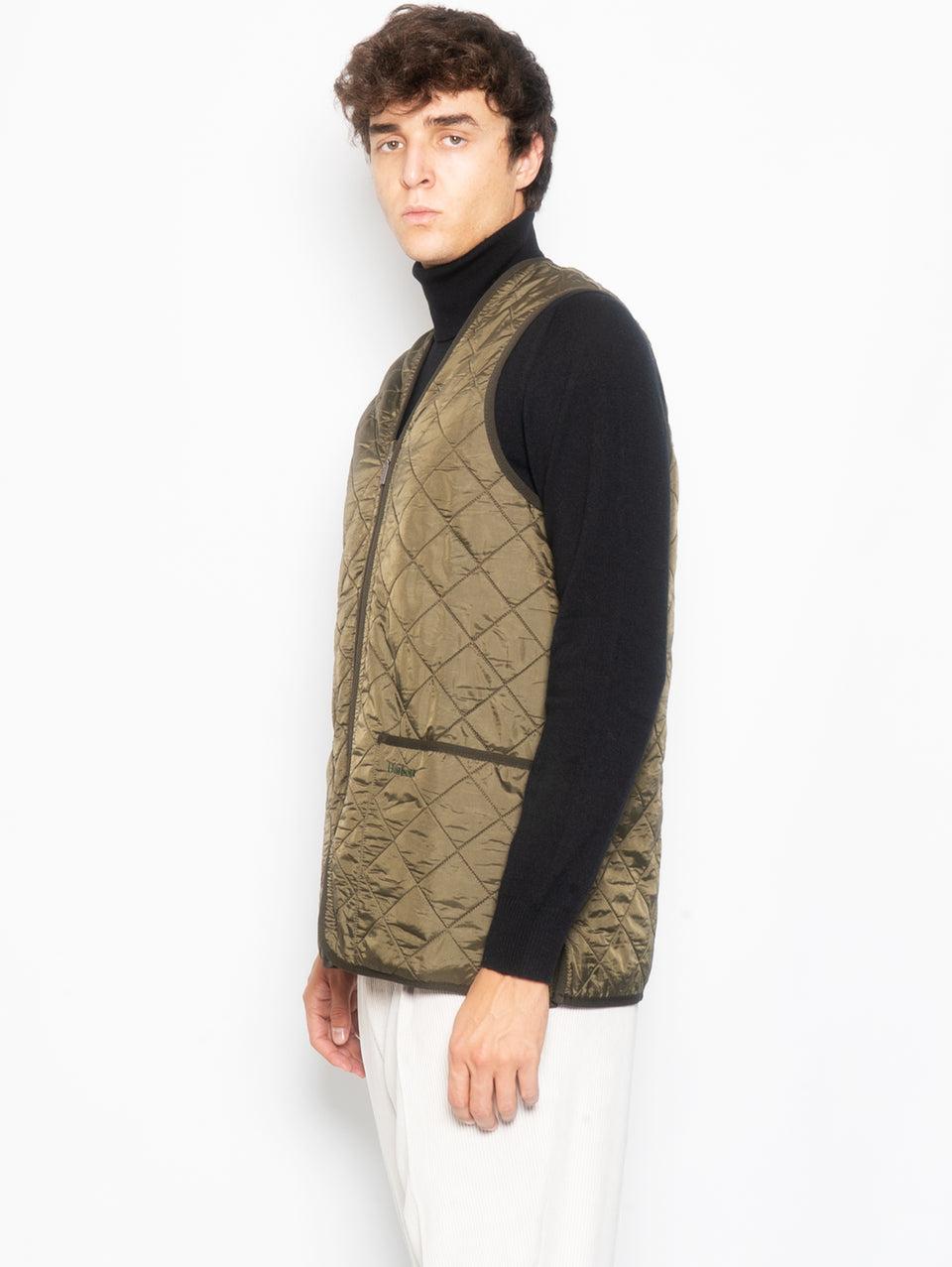 BARBOUR Gilet trapuntato Polarquilt Verde Offerte giornaliere