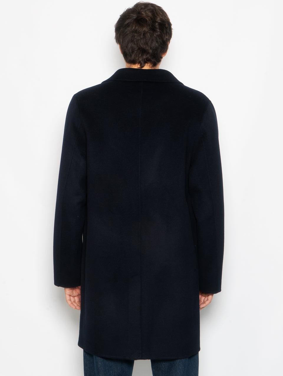 AMARANTO Cappotto Monopetto Tre Quarti Navy ACQUISTA ORA