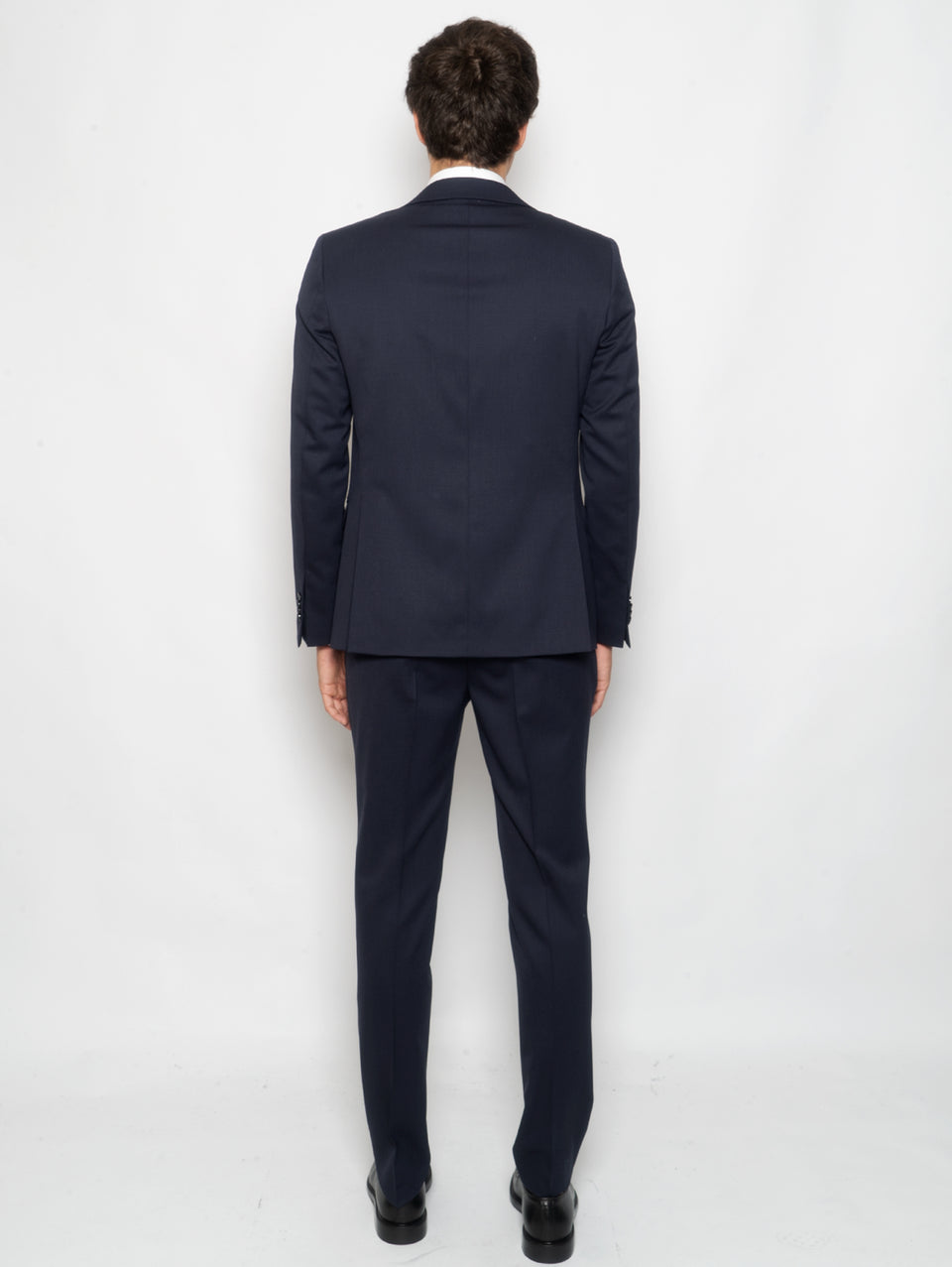 MANUEL RITZ Completo in Misto Lana Drop Otto Blu Limitato a 3 giorni