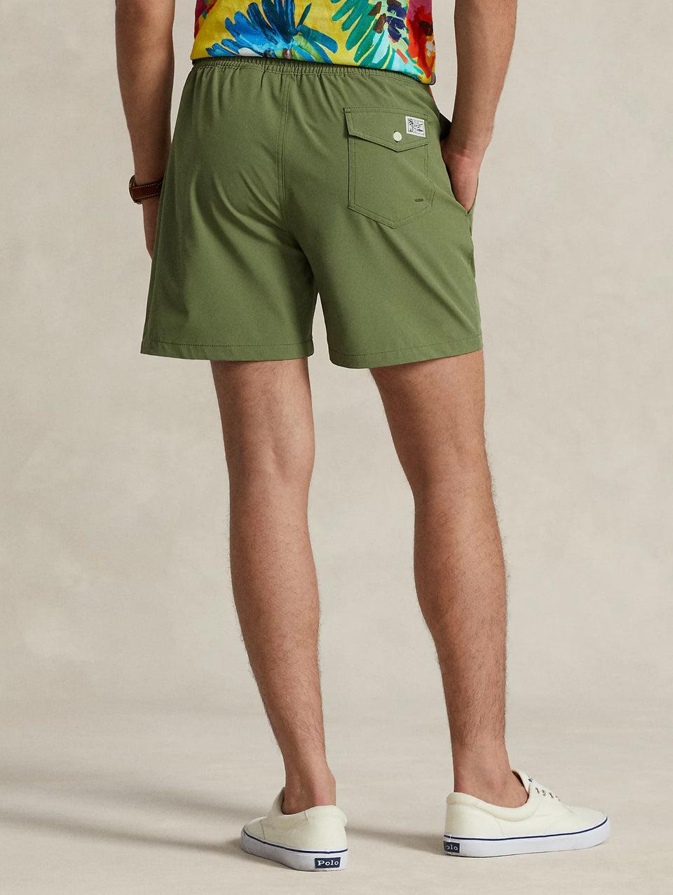 RALPH LAUREN Boxer da Mare Stretch Verde Presa